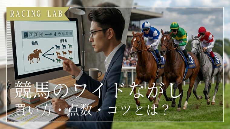 競馬のワイドながしをわかりやすく解説｜買い方・点数・コツまとめ